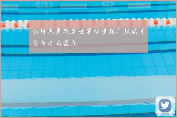 如何免费观看世界杯重播？权威平台与方式盘点
