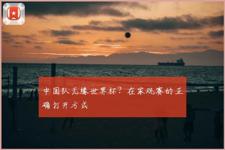 中国队无缘世界杯？在家观赛的正确打开方式